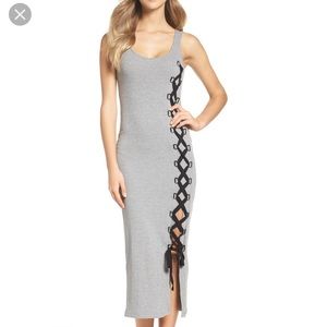NWT French Connection Tommy Rib Slit dress (Med)